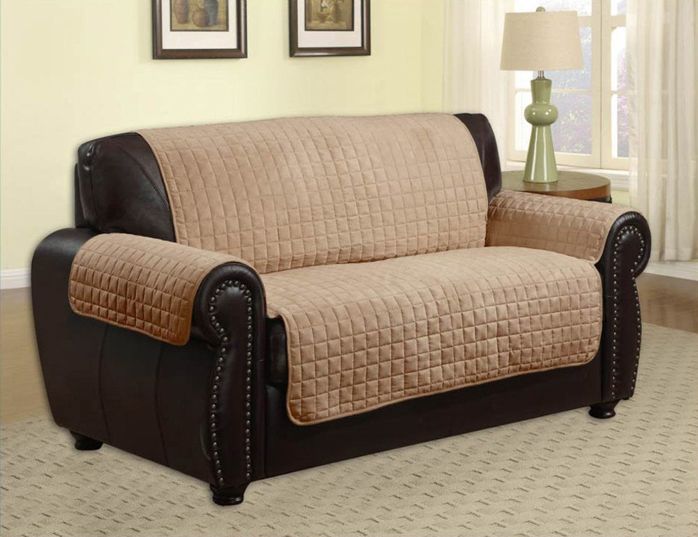 Quilted Microfiber Pet Dog Couch Sofa Furniture